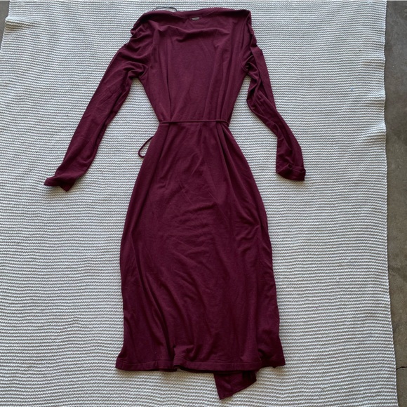 PrAna Fondation LS Wrap Dress - Picture 9 of 12